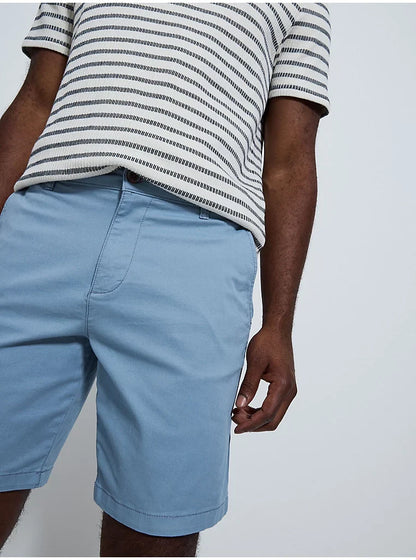 Light Blue Chino Shorts