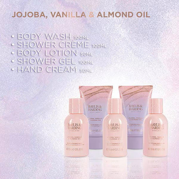 Baylis & Harding For Her Jojoba, Vanilla & Almond Oil 5 Piece Set