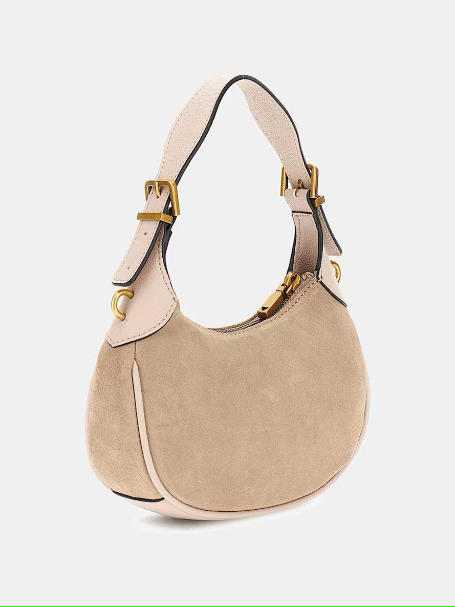 Guess Malva suede mini shoulder bag